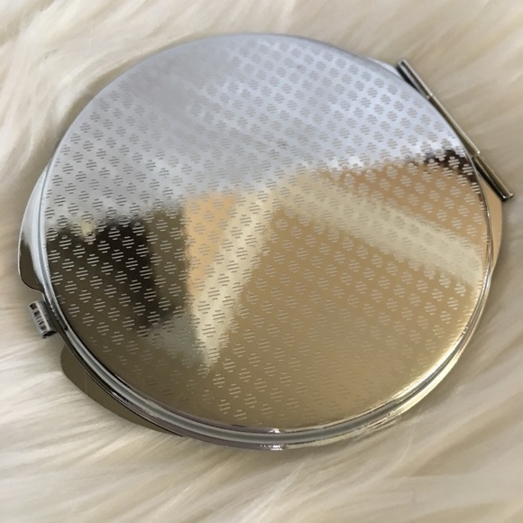 Compact mirror crystal pink purse metal double - Picture 7 of 8